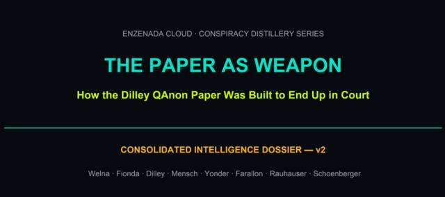 Encabezado del documento titulado The Paper as Weapon