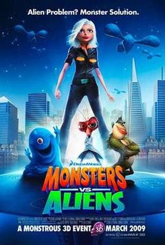 Poster of Monsters vs. Aliens (2009)